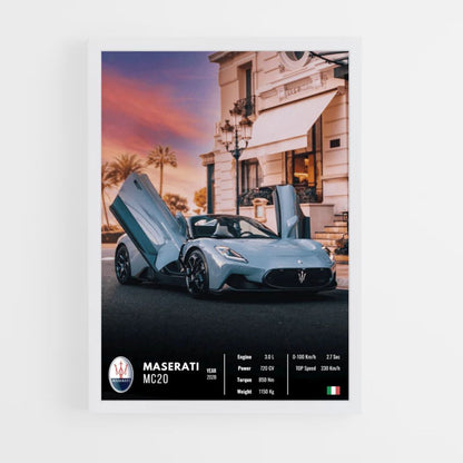 Affiche Maserati MC20