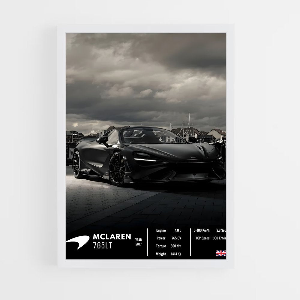car-posters-9 cadre Blanc