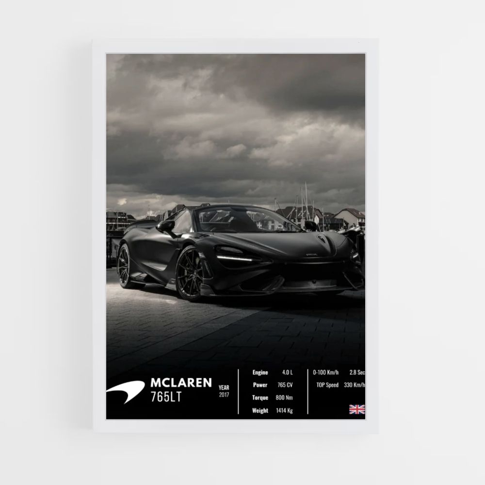 Poster Mclaren 765LT