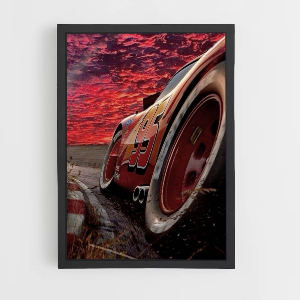 Poster Flash Mcqueen Red