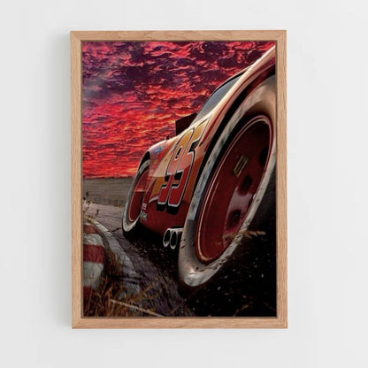 Poster Flash Mcqueen Red