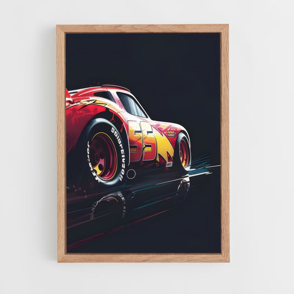 cars-3 cadre Bois clair