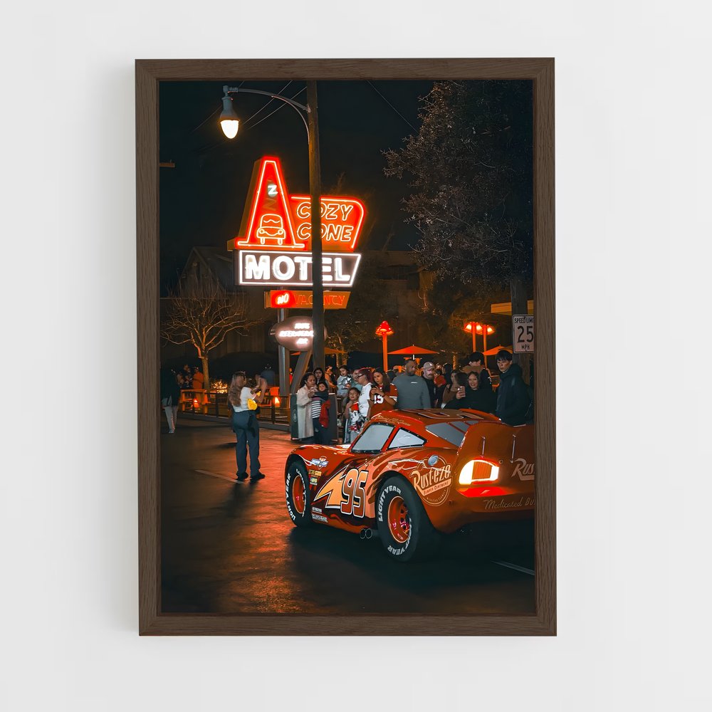 cars-4 cadre Bois foncé
