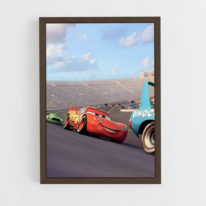 cars-9 cadre Bois foncé