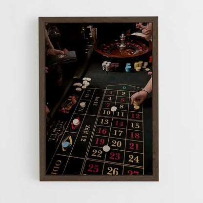 casino-2 cadre Bois foncé