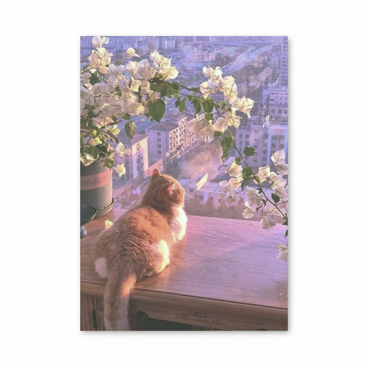 Aesthetic Cat Poster