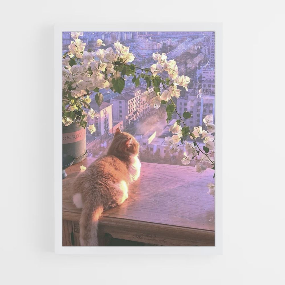 Aesthetic Cat Poster