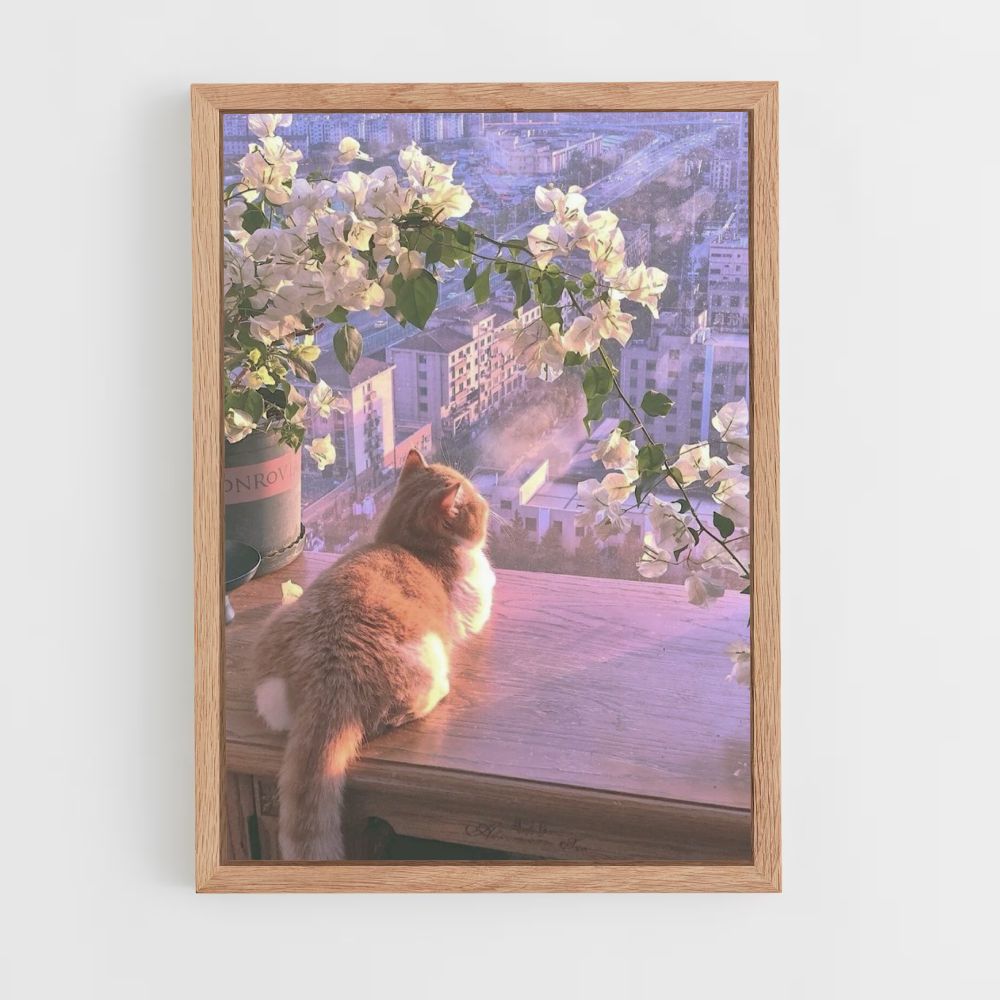 Aesthetic Cat Poster