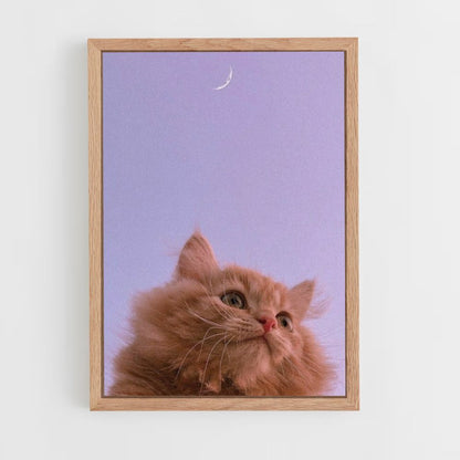 Poster Cat Moon