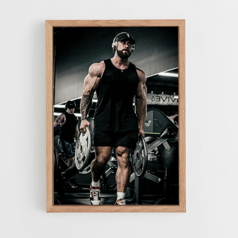 Chris Bumstead Gym Poster