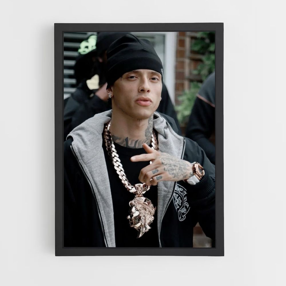 Central Cee Necklace Poster