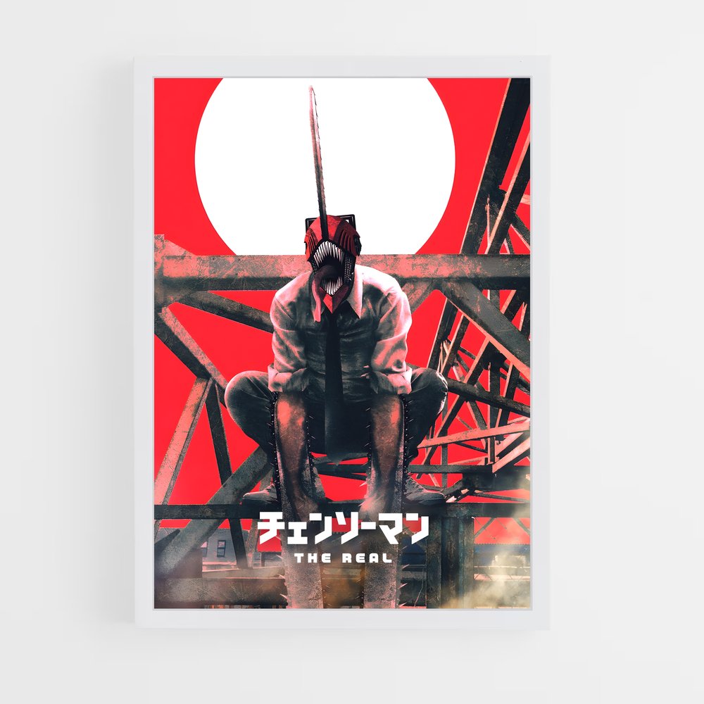 chainsaw-man-11 cadre Blanc