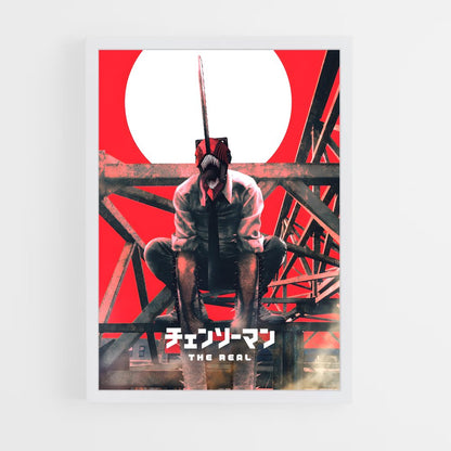 chainsaw-man-11 cadre Blanc