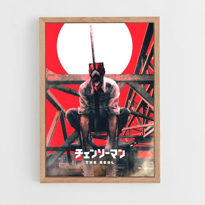 chainsaw-man-11 cadre Bois clair