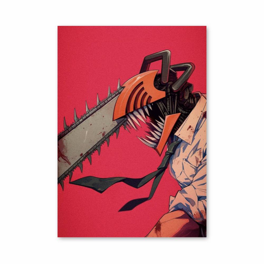 Poster Chainsaw Man Rouge