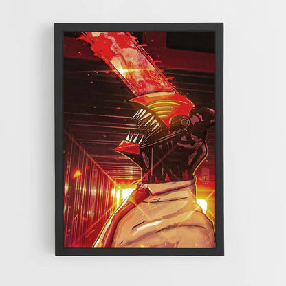 Chainsaw Man Helmet Poster