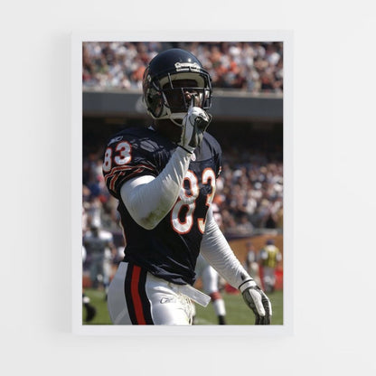 Chicago Bears Hush Poster