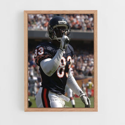 Chicago Bears Hush Poster