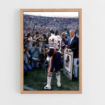 chicago-bears-5 cadre Bois clair