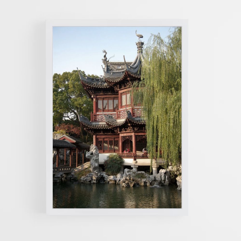 Poster Temple Lake