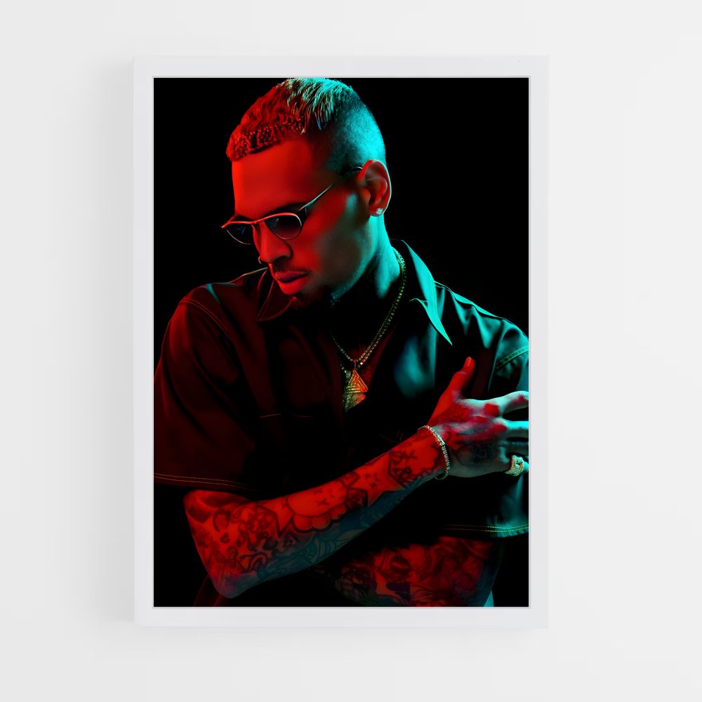 chris-brown-1 cadre Blanc