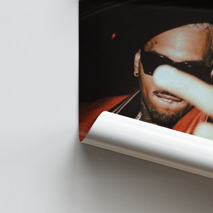 Chris Brown Finger Poster