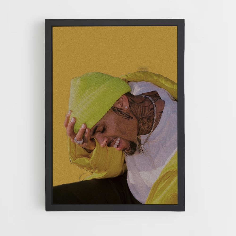 Chris Brown Yellow Poster