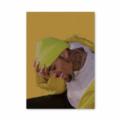 Chris Brown Yellow Poster