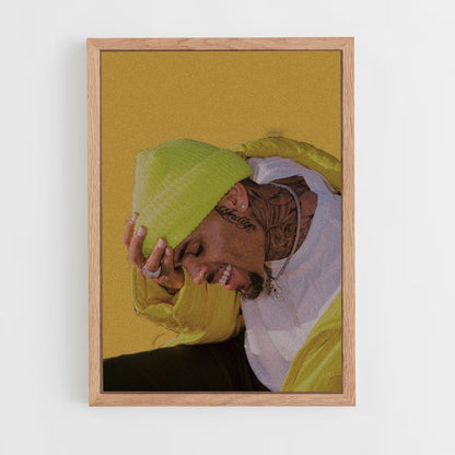 Chris Brown Yellow Poster