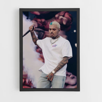 Chris Brown Concert Poster