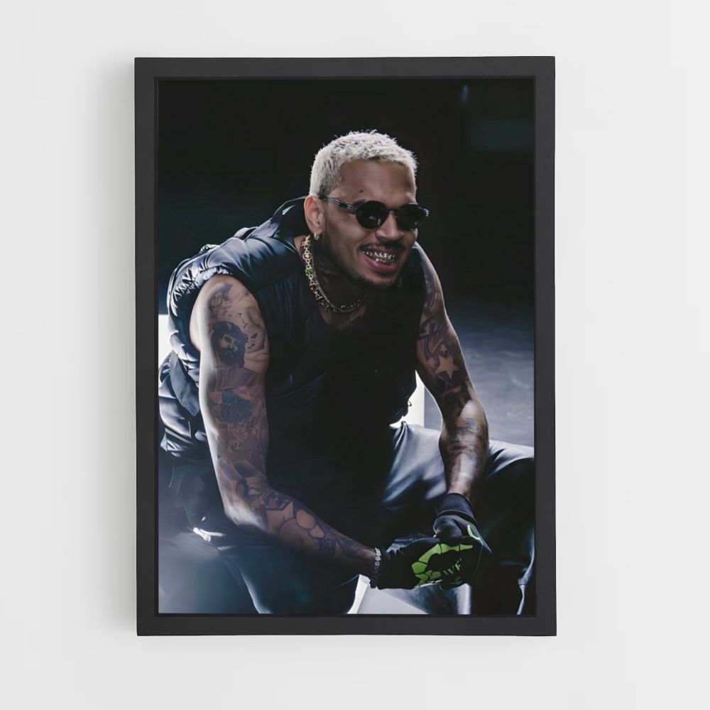 Chris Brown Smile Poster