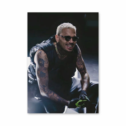 Chris Brown Smile Poster