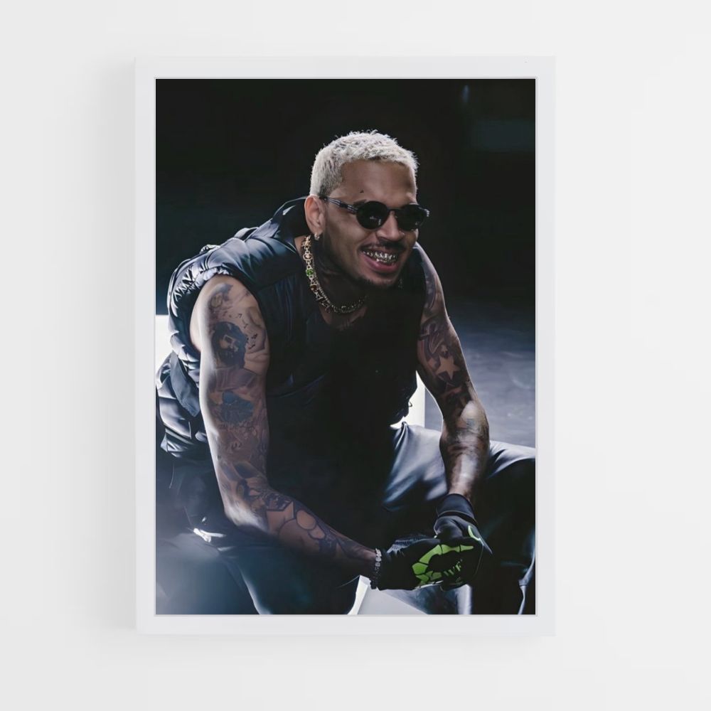 Chris Brown Smile Poster