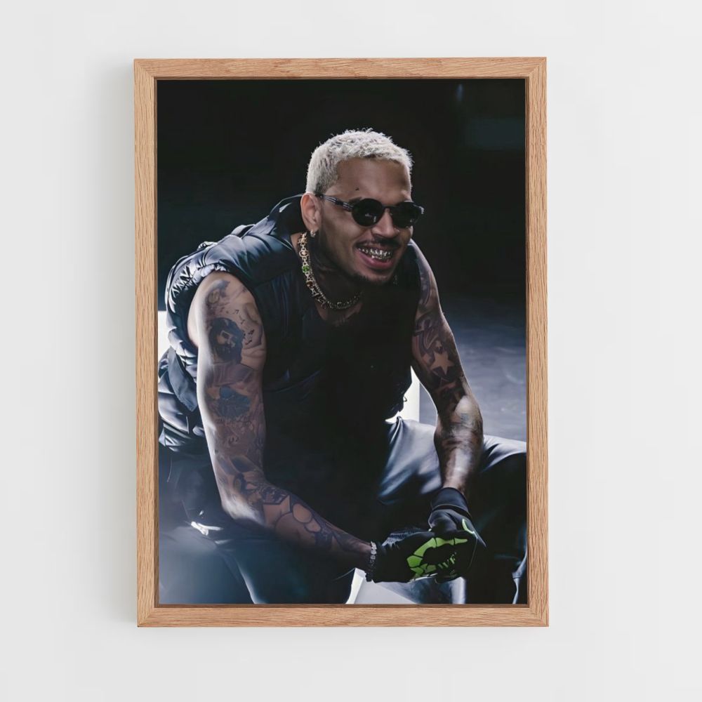 Chris Brown Smile Poster