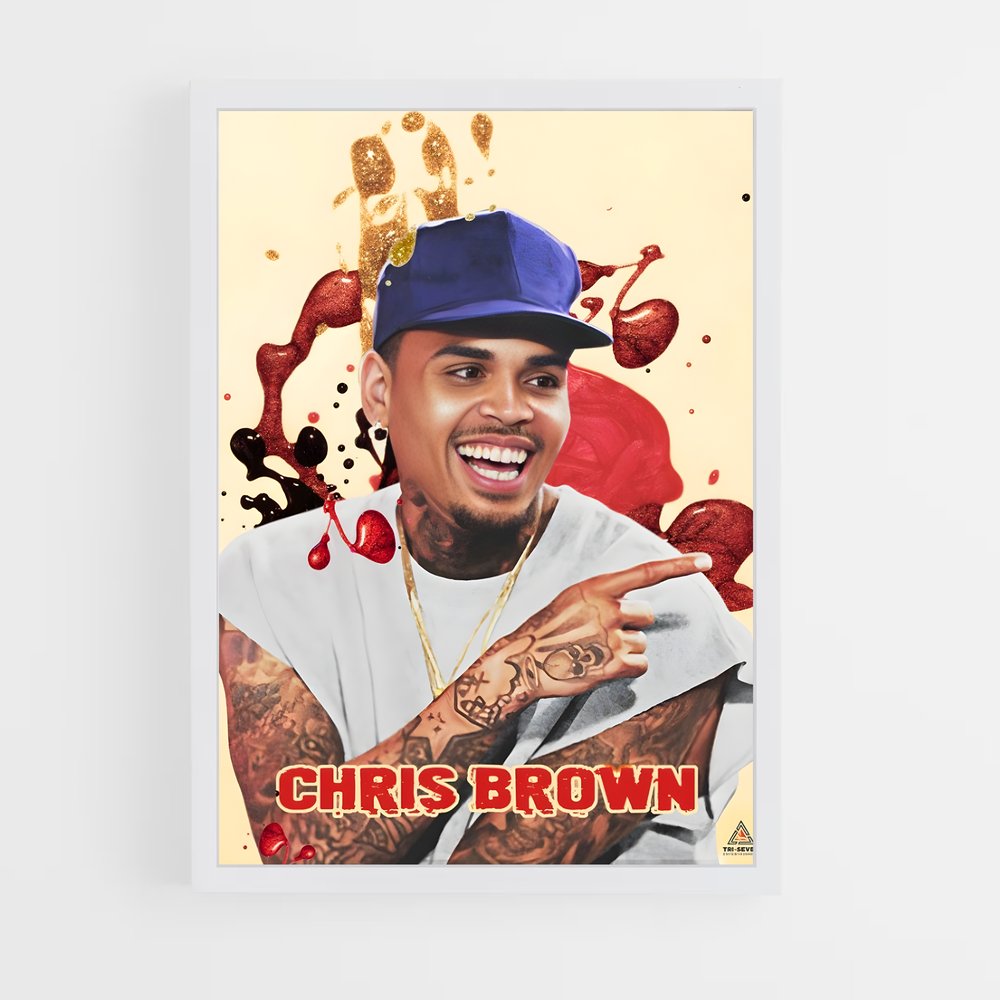 chris-brown-6 cadre Blanc