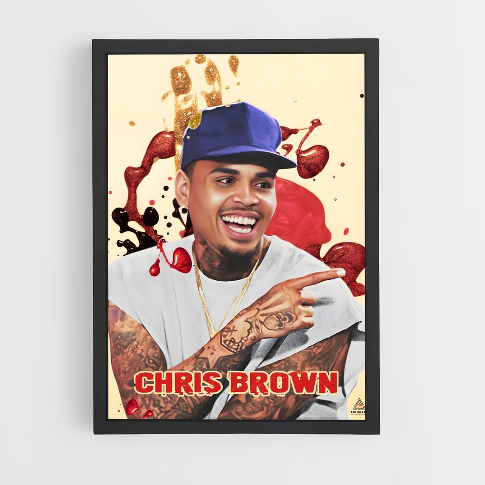 chris-brown-6 cadre Noir