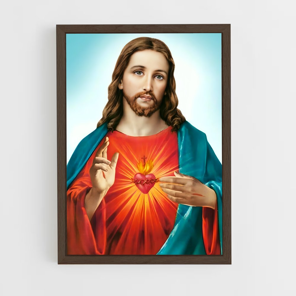 christianism-2 cadre Bois foncé