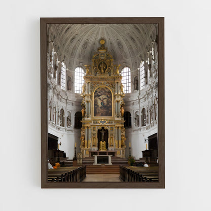christianism-5 cadre Bois foncé