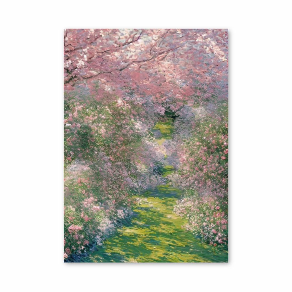 Monet Flowers Poster