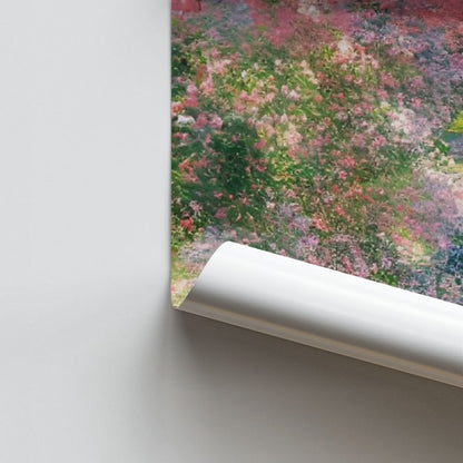 Monet Flowers Poster