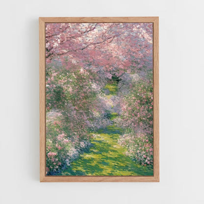 Monet Flowers Poster