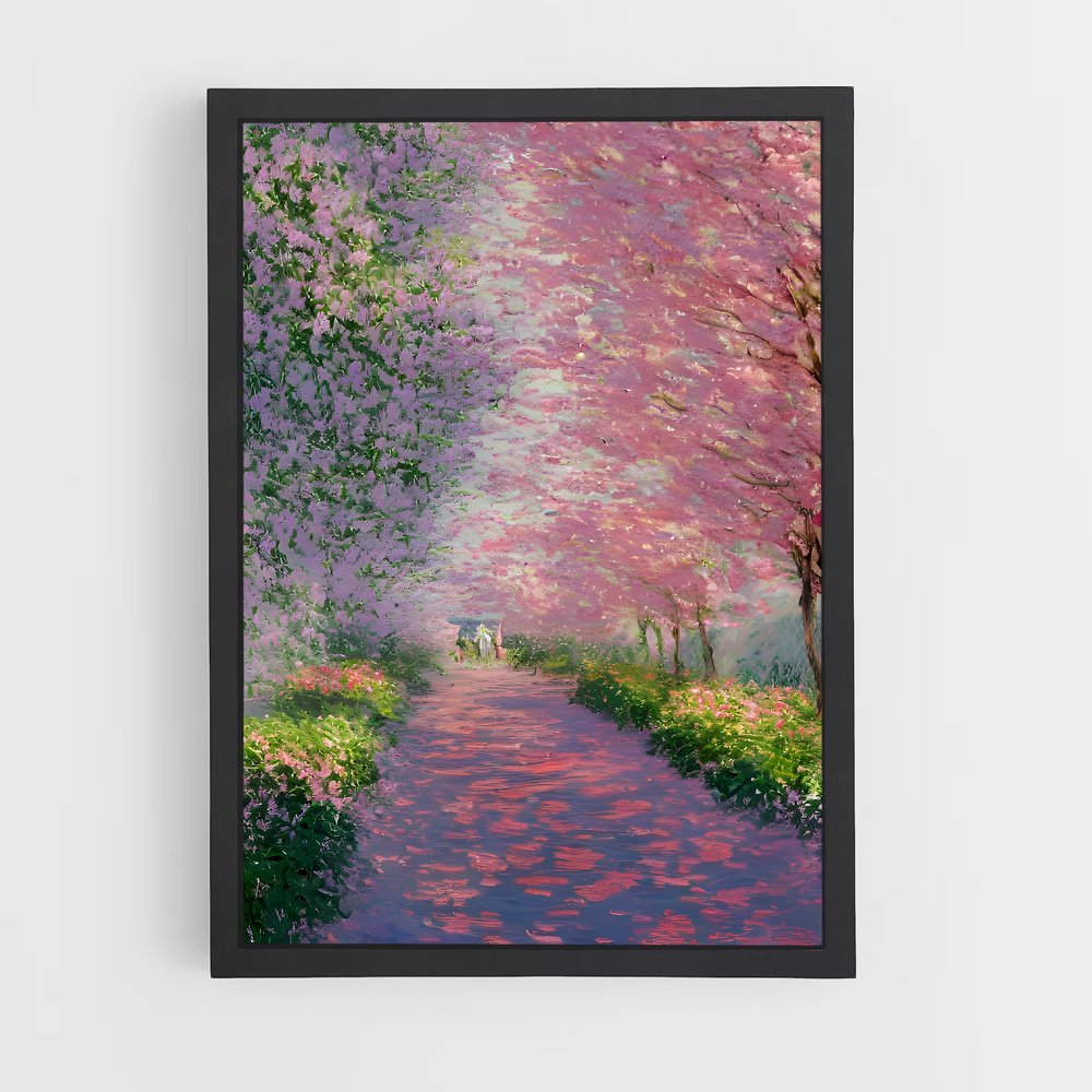 claude-monet-5 cadre Noir