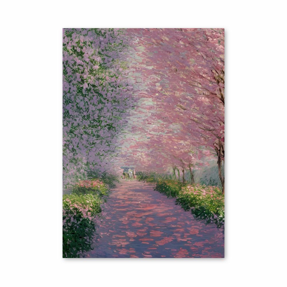 Monet Cherry Blossom Poster