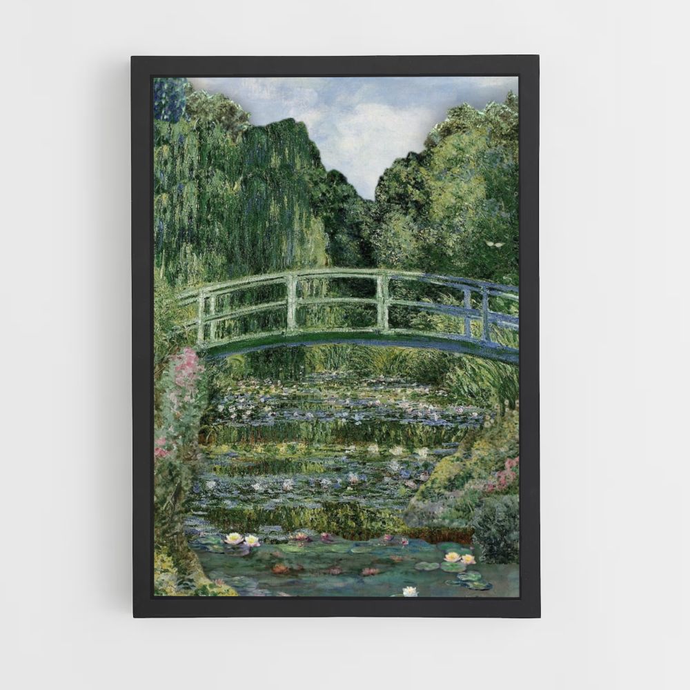 Monet Japanese Bridge Poster