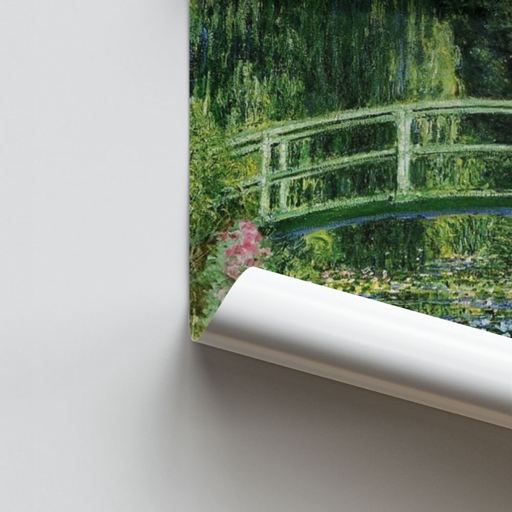 Monet Japanese Bridge Poster