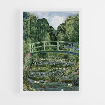 Monet Japanese Bridge Poster