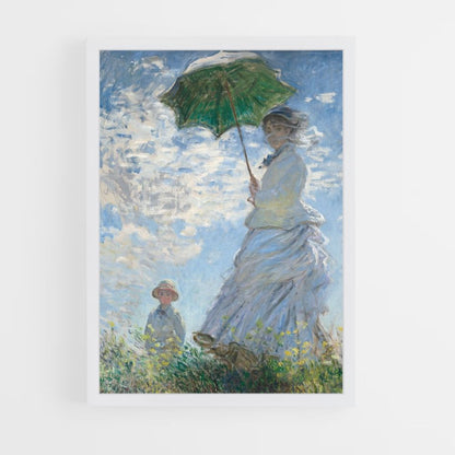 Monet Poster The Walk