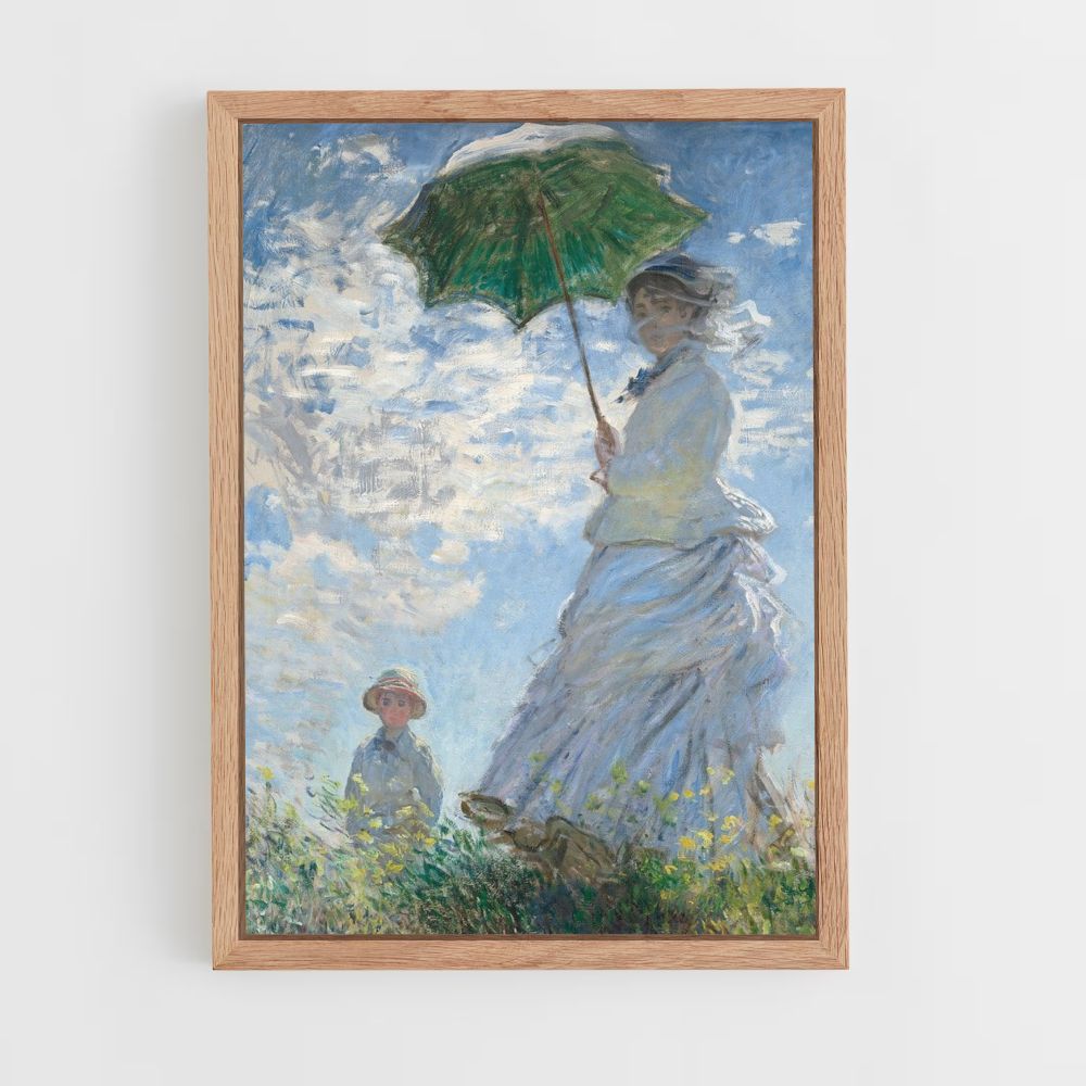 Monet Poster The Walk