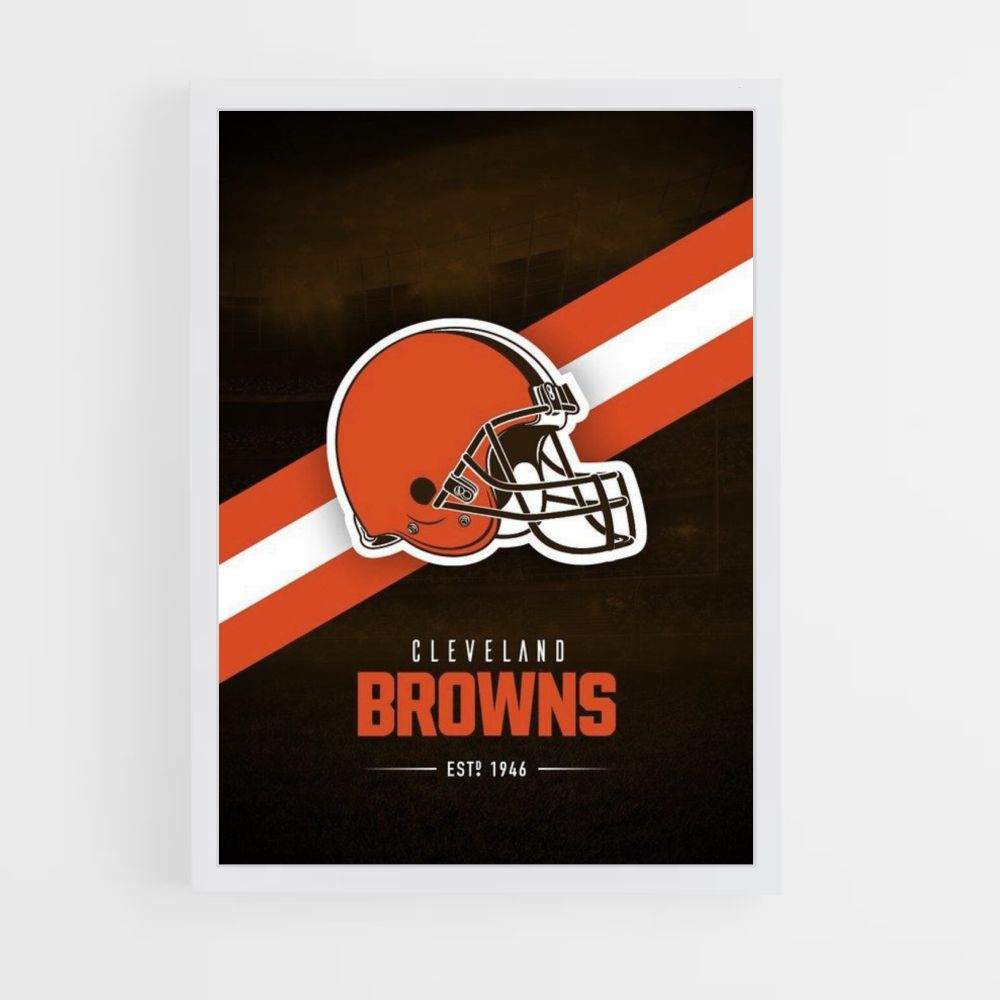 Cleveland Browns Logo Poster