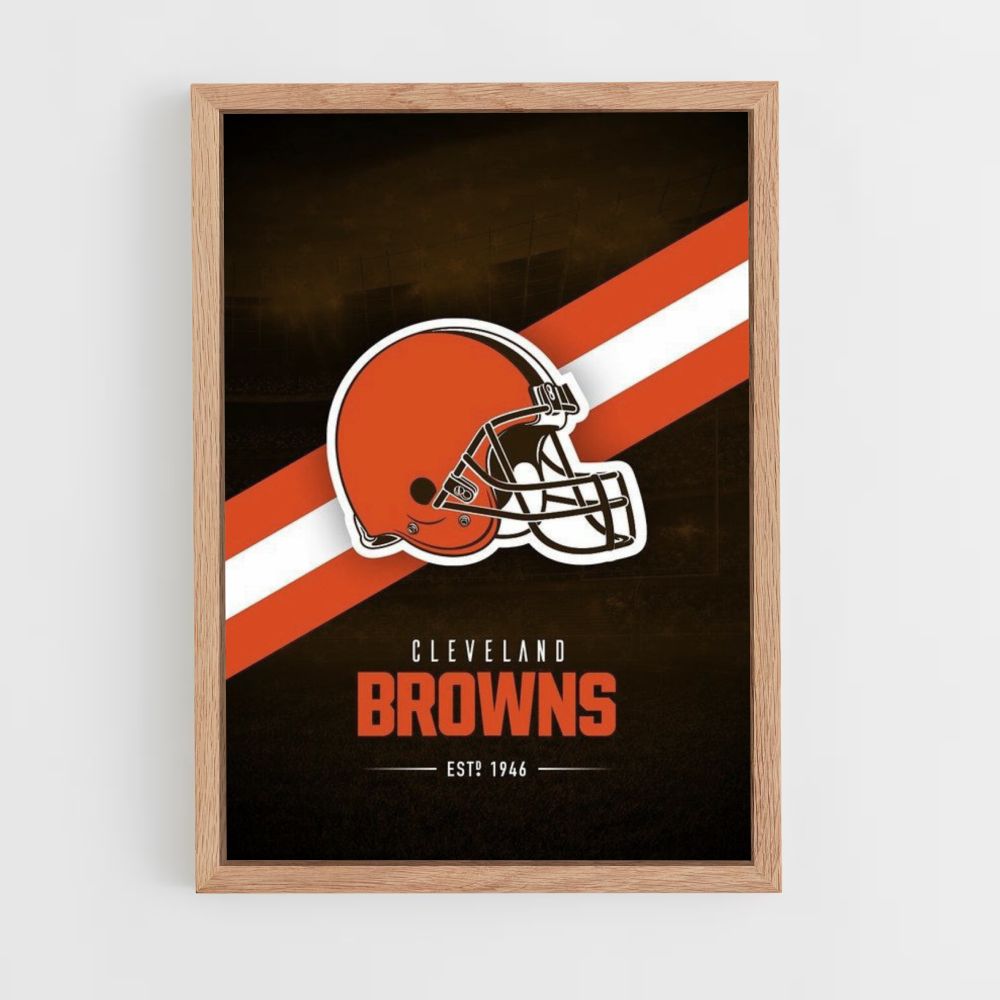 Cleveland Browns Logo Poster